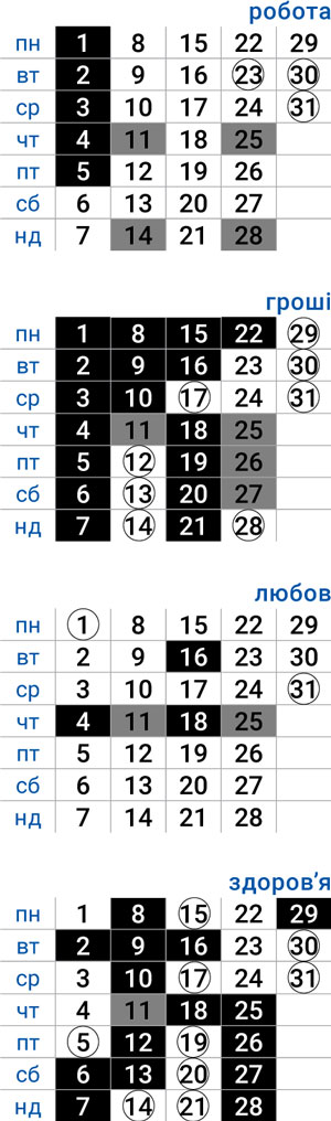 деловой стрелец январь 2024
